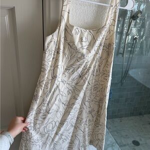 A New Day Cream and Black Patterned Top